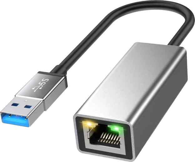 Sieťový adaptér USB 3.0 na RJ45 Gigabit Ethernet RENEW FORCE