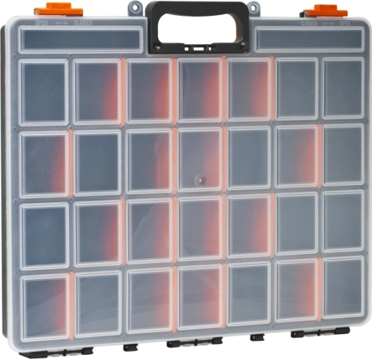 Plastový organizér s variabilnými priehradkami 470 × 400 × 60 mm