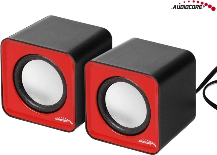 Počítačové reproduktory Audiocore AC870R 6 W USB (strieborno-čierne)