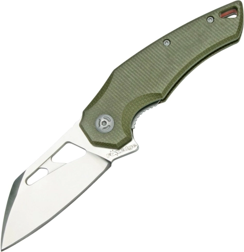 Fox Knives Atrax MOD Edge zatvárací vreckový nôž 8 cm zelená micarta