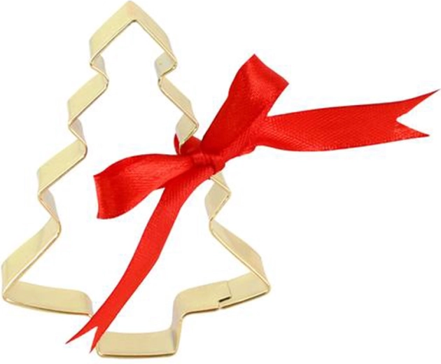 Vykrajovátko na pečivo zlatý stromček 7 cm