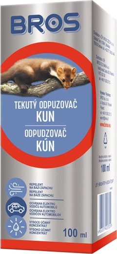 Tekutý odpudzovač kún 100 ml BROS