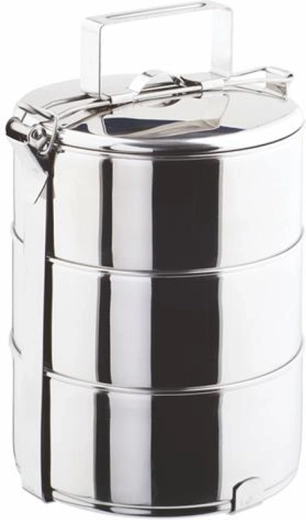 Nerezový obedár TORO 3 poschodia 3×800 ml