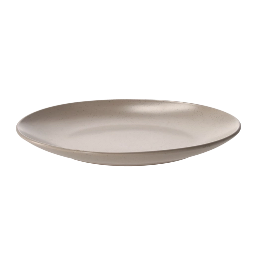 Plochý porcelánový tanier Modern 26,5 cm krémový