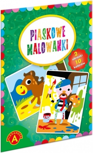 Pieskové maľovanie maliar a koník – kreatívna sada pre deti