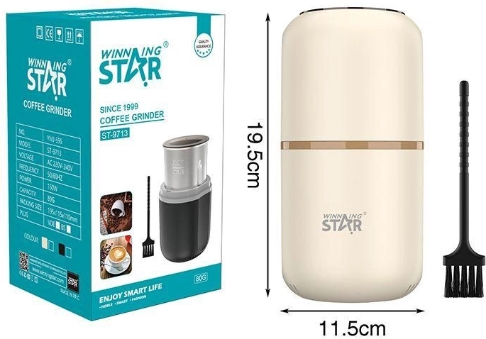 WinningStar elektrický mlynček na kávu 150 W