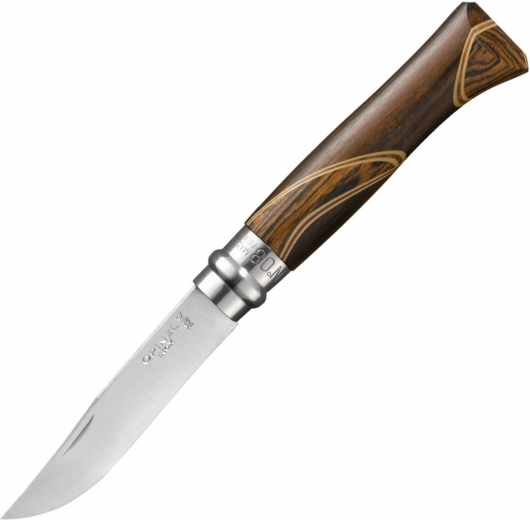 Opinel N°08 Inox Chaperon vreckový nôž 8,5 cm z afrických drevín
