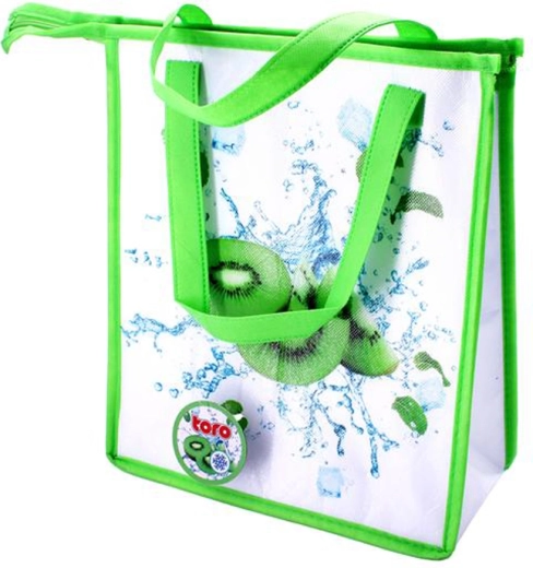 Termotaška na zips TORO kiwi 32 × 27 × 13 cm