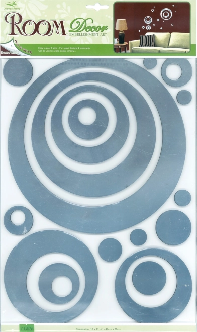 Nálepky Strieborné Kruhy Small Foot