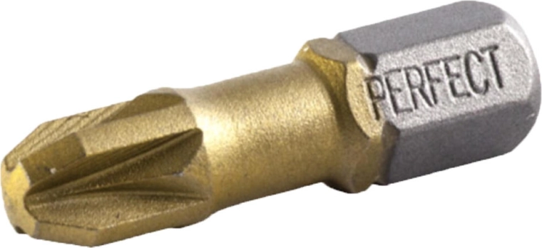 Titánový bit Pozidriv PZ1 25 mm (2 ks) Stalco