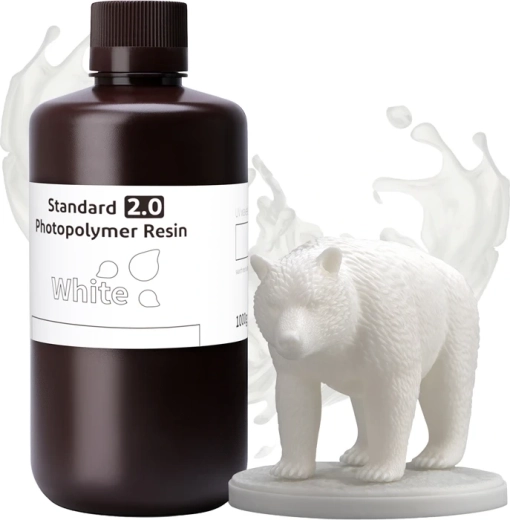 Fotopolymérová živica ELEGOO Standard 2.0 biela 1 kg