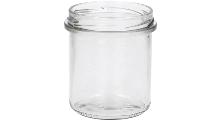 Sklenená zaváracia nádoba 350 ml so širokým hrdlom 82 mm