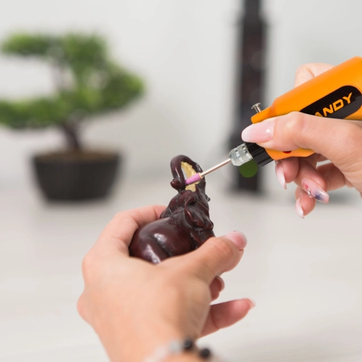 Elektrická mini vŕtačka, brúska a leštička Handy Drill so súpravou 78 dielov