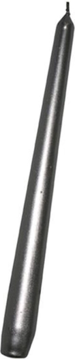 Kónická sviečka 24,5 cm strieborná