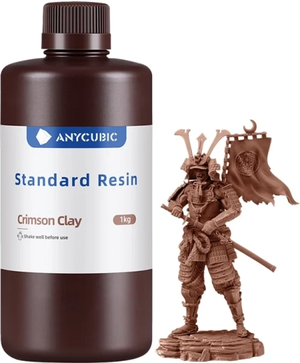 Anycubic štandardná živica pre LCD/DLP 3D tlač (karmínová hlina)