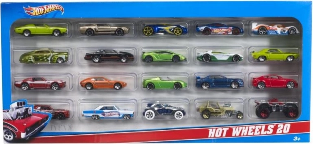 Súprava autíčok Hot Wheels 20 ks