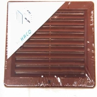 Vetracia mriežka so sieťovinou 200 × 200 mm, biela