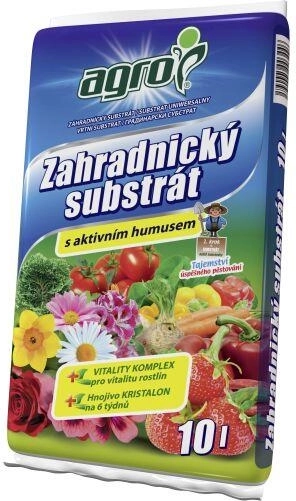 Záhradnícky substrát 10 l AGRO