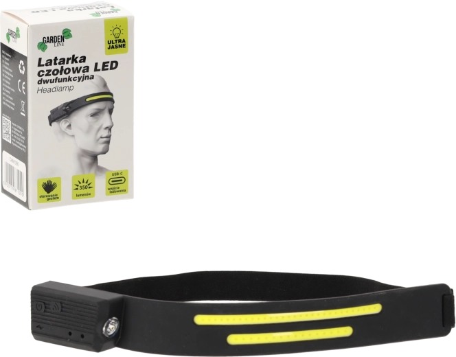 Dvorežimová LED čelovka