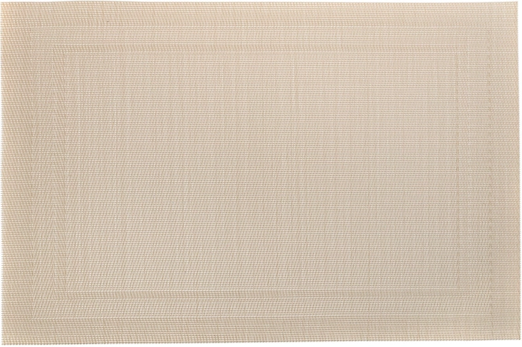 Prestieranie RECTANGLE krémové 45 × 30 cm PVC/PES