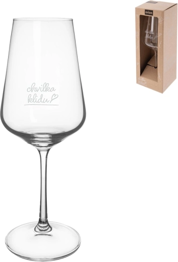 Pohár na víno Chvíľka pokoja 0,45 l
