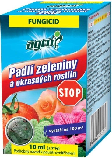 STOP múčnatka – systémový fungicíd pre zeleninu a okrasné rastliny 10 ml