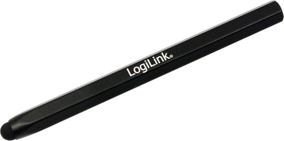 LogiLink stylus s gumovou koncovkou pre dotykové displeje, čierny