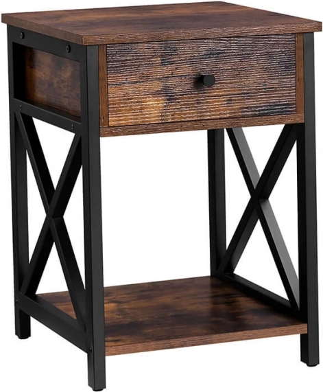 Rustikálna skrinka so zásuvkou