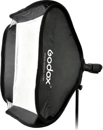 Godox skladací softbox 80 × 80 cm s držiakom S a bajonetom Bowens