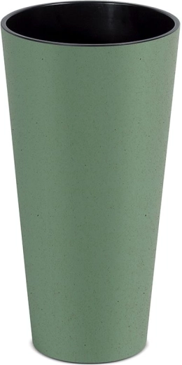 Kvetináč Tubus Slim Eco Wood 20 cm – zelený