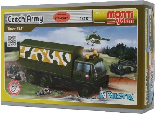 Stavebnica Monti System MS 11 Czech Army Tatra 815 1:48 v krabici 22x15x6 cm