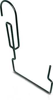 Kovový držiak na truhlíky 23 cm čierny