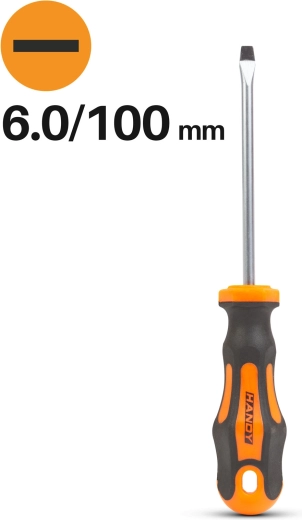 Plochý skrutkovač 6,0 × 100 mm