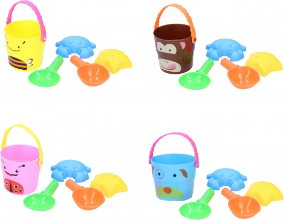 Sada na piesok pre deti s motívmi zvieratiek