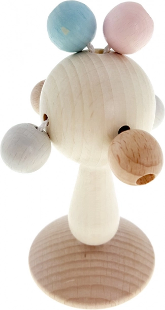 Chrastítko Hess prírodné sivé