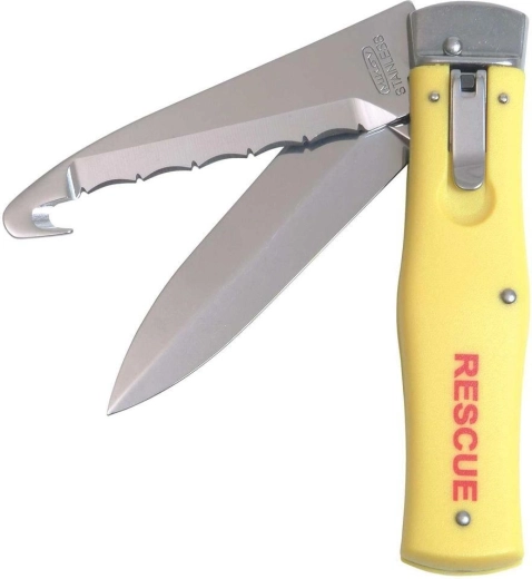 Mikov záchranársky nôž Rescue 246 s automatickým otváraním