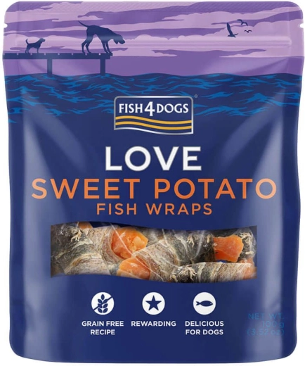 Fish4Dogs maškrty pre psy rybie závitky s batátmi 100 g