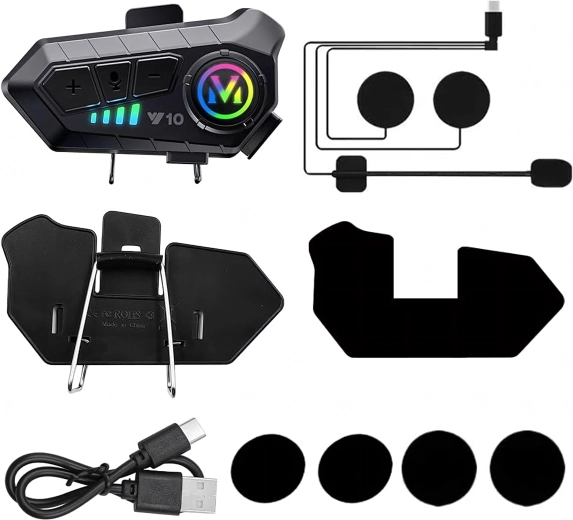 Bluetooth headset do motocyklových heliem 5.3