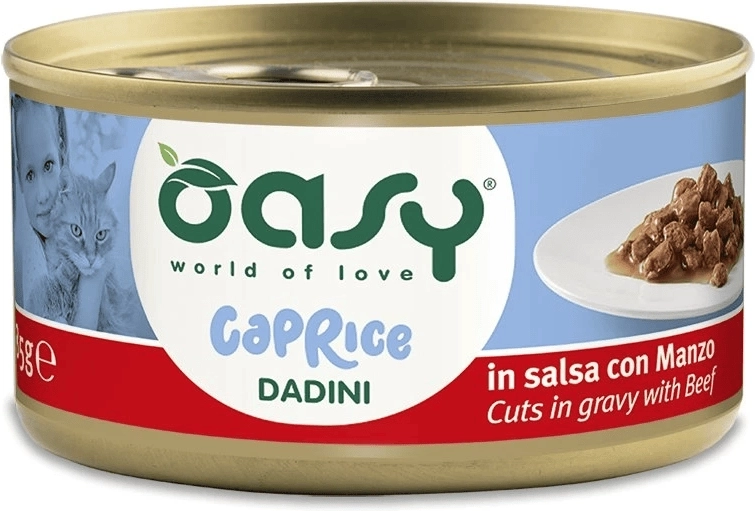 Oasy Caprice Cuts v omáčke s hovädzím 85 g