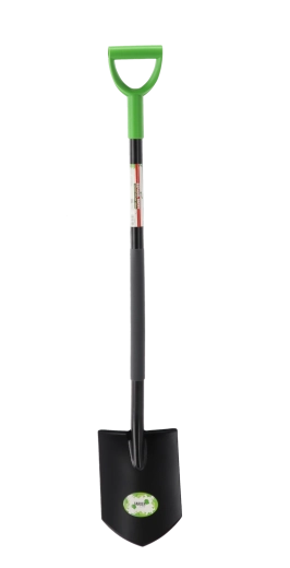 Ostrá záhradná lopata so silným oceľovým násadcom 120 cm