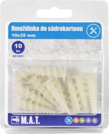 Hmoždinka do sadrokartónu Turbo 10×35 PH (10 ks)
