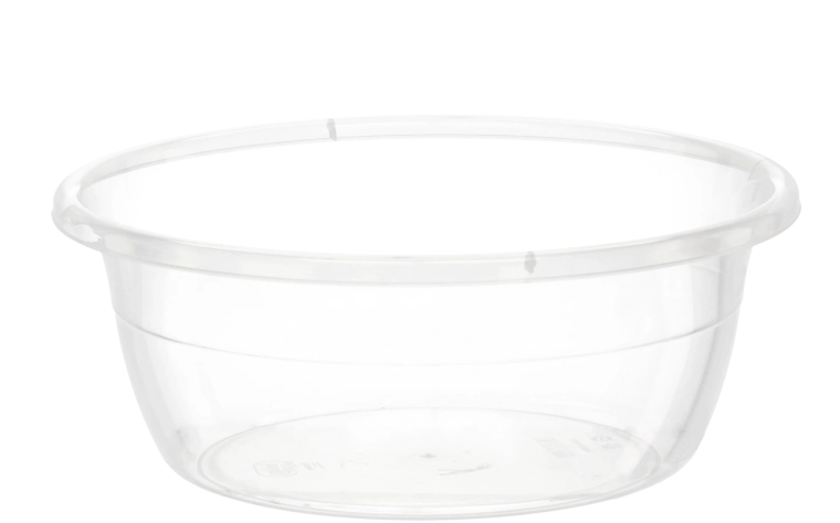 Priehľadná okrúhla miska 7 l z polypropylénu