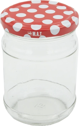 Zaváracie poháre 250 ml TWIST 66 s viečkami Bodka, 10 ks