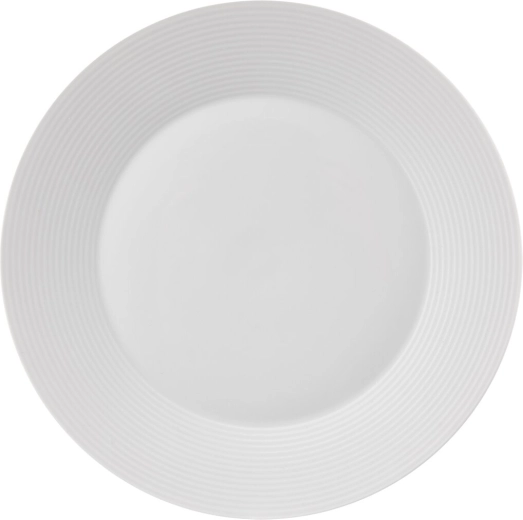 Porcelánový plytký tanier Mona s decentnou linkou 27 cm