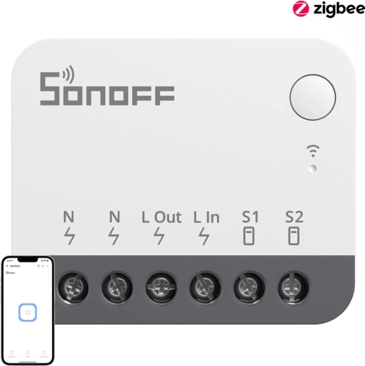 Inteligentný miniprepínač Zigbee Sonoff ZBMINIR2