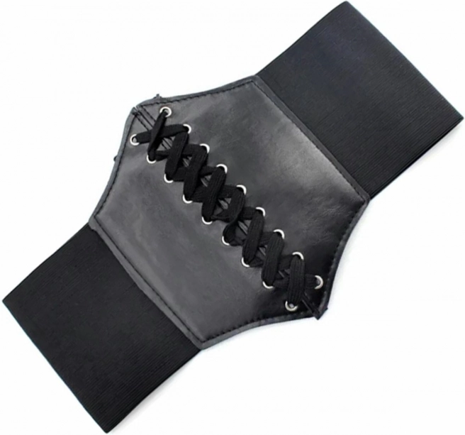 Bq65 široký pásový gumový korzet so šnurovaním