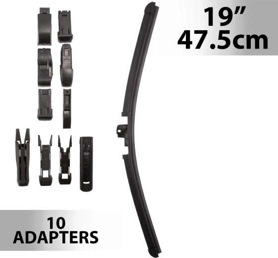 Stierač Carguard 19 palcov / 47,5 cm s 10 adaptérmi