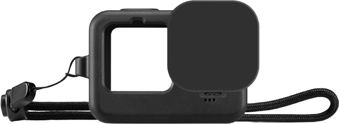 Silikónové puzdro Puluz pre GoPro HERO12/11/10/9 Black s krytom objektívu a pútkom - 1 kus