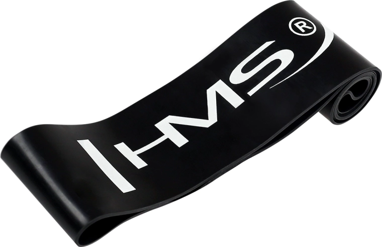 Fitness guma HMS GU04 čierna – odporová slučka 18–25 kg