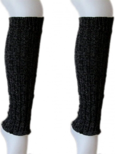 Bq14c hrejivé návleky na nohy čierne